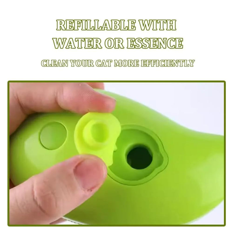3 in 1 Steamy Pet Brush for Dogs Cats Shedding,Pet Spray Hair Removal Comb, Misting Misty Cat Bath Brush Steaming for Grooming (Green) Green - BeesActive Australia