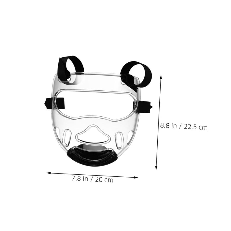 2Pcs Detachable Face Protector Martial Art Headgear Sports Face Guard Sparring Protective Gear for Taekwondo Karate Training