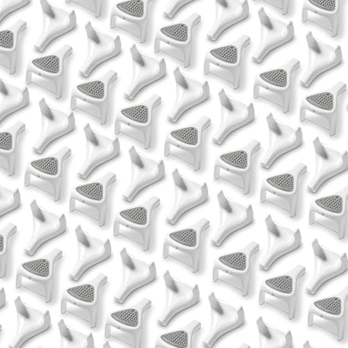 Flosser Refills - 60 Floss Heads + 2 Flossing Rod Replacements | Reusable Woven Floss | Electric Flosser Head Refill | Tongue Scraper
