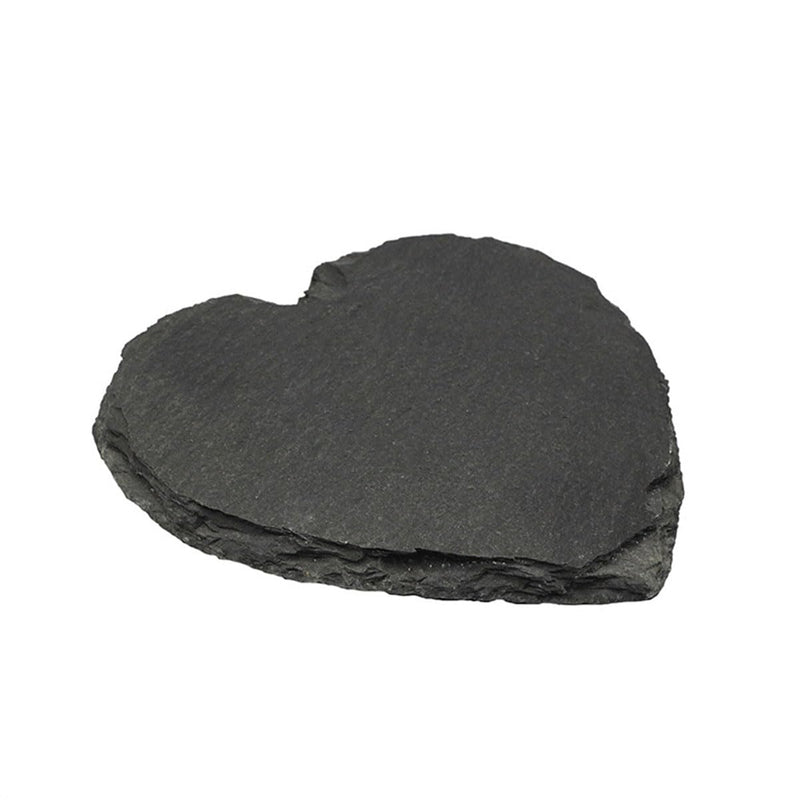 Animal gravestone, slate memorial stone, gravestone dog cat, memorial plaque gravestone, animal memorial stone in heart shape, diameter 20cm (does not support custom patterns) - BeesActive Australia