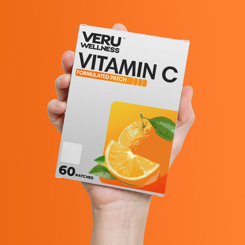 Veru Wellness Vitamin C Daily Patch - Vitamin C Formula, 60 Count | Easy To Apply