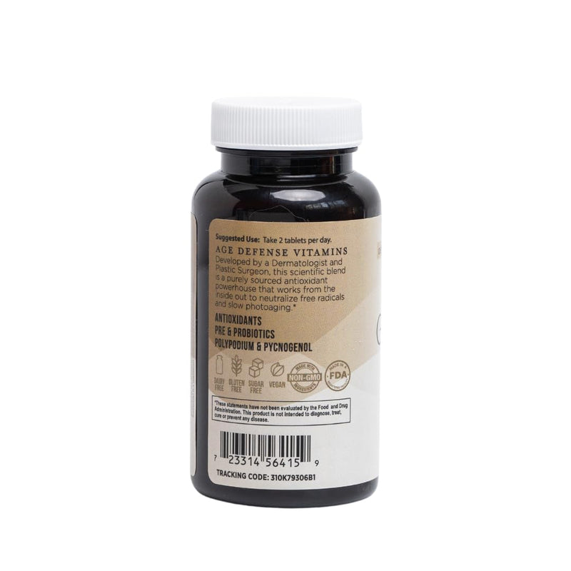 Inner Glow Age Defense Vitamins - Dual Doctor Developed, Antioxidant Skin Support, Polypodium Leucotomos Formula, Vegan, Gluten‑Free — 60 Capsules