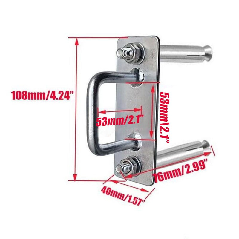 Wall Ceiling Mount Anchor Bracket for Gymnastic Rings,Olympic Rings,Yoga Swing, Hammock,Battle Ropes,Body Weight Strength Training Systems,Boxing Equipment - BeesActive Australia