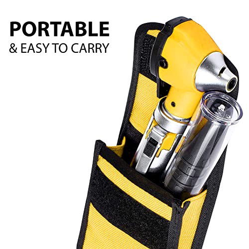SURGICAL ONLINE Fiber Optic Mini Otoscope Rainbow Many Colors - Pocket Otoscope with Case ENT Diagnostic Set w/Extra Bulb Included (Yellow)