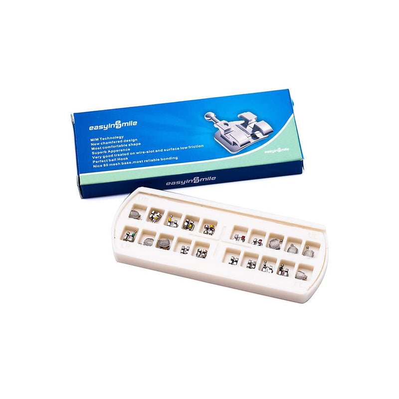Easyinsmile 20PCS/Pack Dental Orthodontic Metal Mini Brackets (MBT-022.3.4.5) 5Pack MBT-022.3.4.5