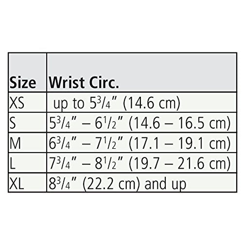 Rolyan 50174 D-Ring Wrist and Thumb Spica Splint, Left Hand, Medium