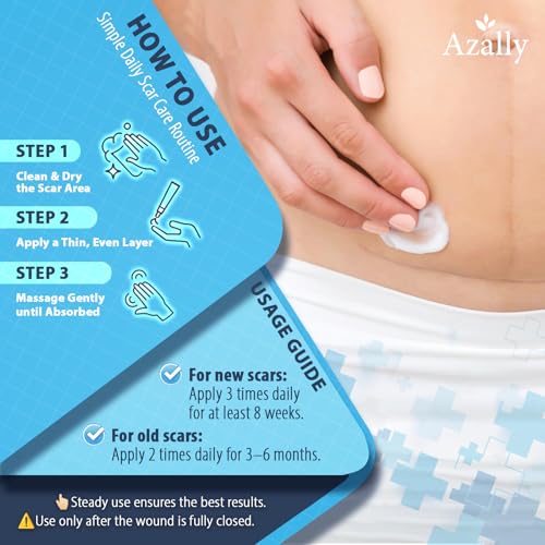 Scar Gel for Keloid Bump Removal: Medical-Grade Scar Cream for Surgical Scars, Stretch Marks, Keloid Bumps, Burn Scars, Acne Scars & C-Section Recovery – Enriched with Centella, Onion Extract 1oz 1 Ounce (Pack of 1)