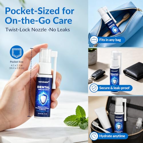Nano Hydroxyapatite Tooth Spray - Enamel Repair & Cavity Protection 1 Ounce (Pack of 2)