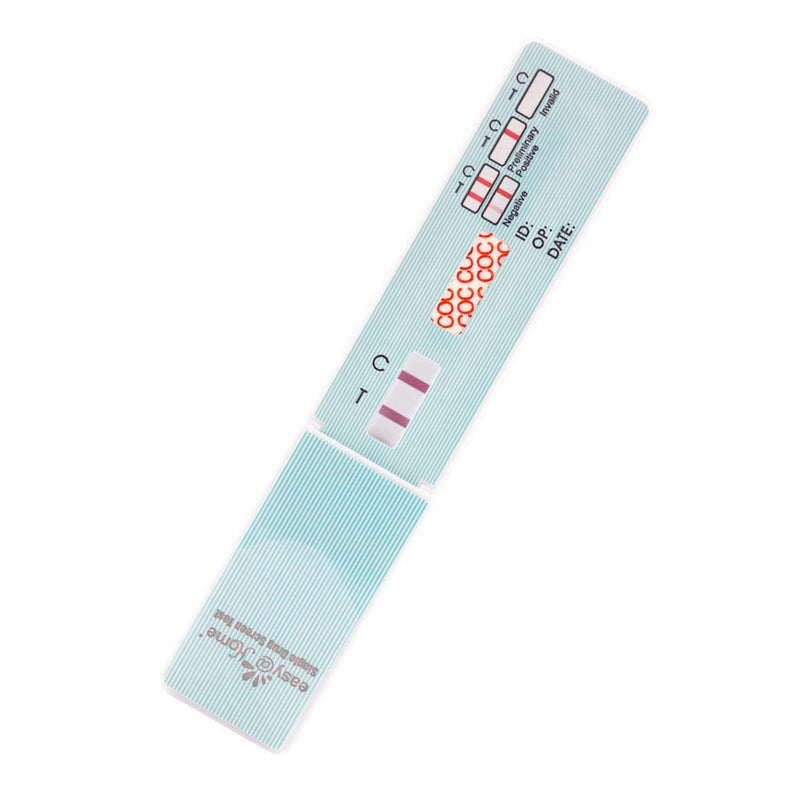 Easy@Home Single Drug Screen Test: 10 Pack Cocain Urine Drug Test Kits, Instant COC Panel Testing for Home Use, 300 ng/mL Cutt-Off Level Cocaine Test Kit, EDCO-114 - BeesActive Australia