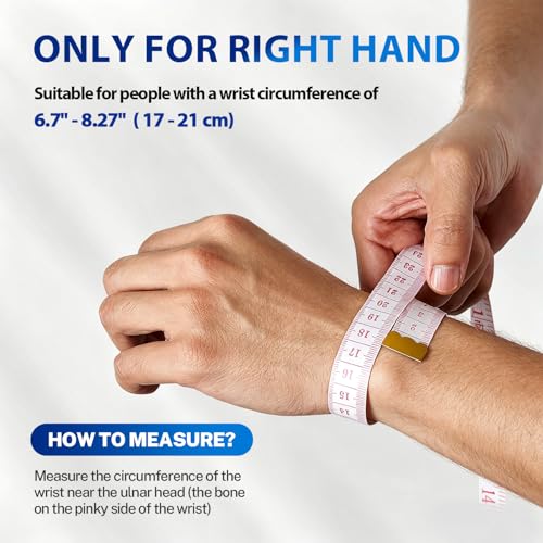 Carpal Tunnel Wrist Brace, Dial Adjustment for Easy Wearing S/M Right