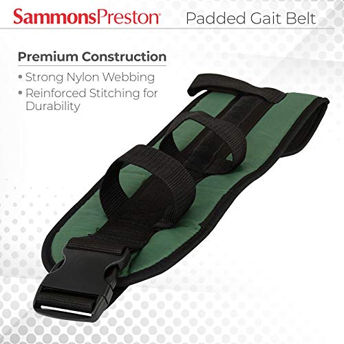 Sammons Preston Padded Gait Belt, Transfer, Medical, Elderly, S, Blue Small - Blue