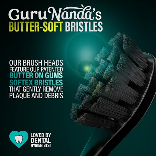GuruNanda Electric Toothbrush-Soft Bristle Pressure Sensor Sonic Toothbrush