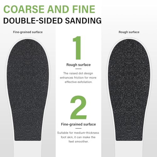 10 Pack Foot File,Foot Callus Remover Professional Sandpaper Pedicure Tools, Double Side Foot Scrubber, Sander for Dead Skin Foot Rasp Pedicure for Women Mother Manicure Beauty Shop Spa