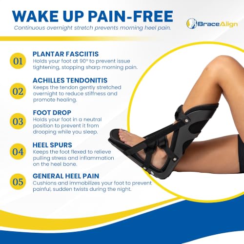 Night Splint Sleeping Boot - Plantar Fasciitis Heel Pain Relief S
