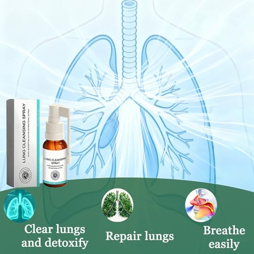 3pcs-Organic Herbal Lung Cleansing Spray,Cleansing Spray Breath Easy,Mucus Relief 3