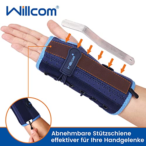 Quick Wrap Wrist Brace for Carpal Tunnel Syndrome, Night Sleep Support, Hand Splint for Arthritis Pain, Sprain, Sports Injuries (Left-Small,5-6 inch) Left hand S