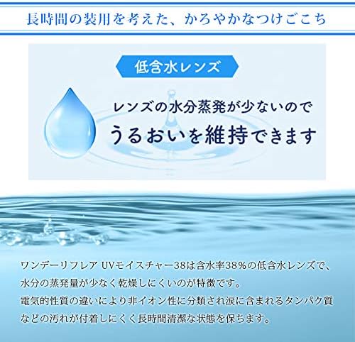 One Day Reflare UV Moisture 38 Daily Disposable Contact Lenses 30 pieces per box (PWR -3.00) - BeesActive Australia