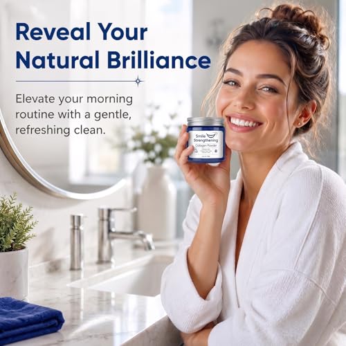 Collagen Tooth Powder, 60 g, Nano-Hydroxyapatite Gum Care 2 Ounce (Pack of 1)