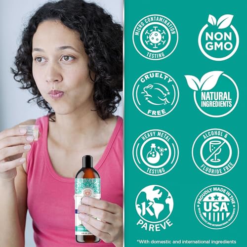 GuruNanda Advanced Oil Pulling & Coconut Oil Pulling Bundle with Toothbrush, Tongue Scraper - for Happy Teeth & Gums & Bad Breath