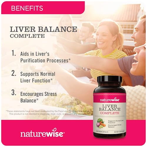 NatureWise [1] Oral Probiotics - Chewable Sugar-Free Mint Tablet - 50 Count[50-Day Supply] + (Pack of 2) Liver Balance - Milk Thistle, Dandelion, Turmeric - 60 Capsules[30-Day Supply]