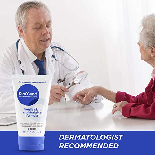 DerMend Fragile Skin Moisturizer 4.5 oz - Firms Aging Skin & Mature Skin 4.5 Ounce (Pack of 1)