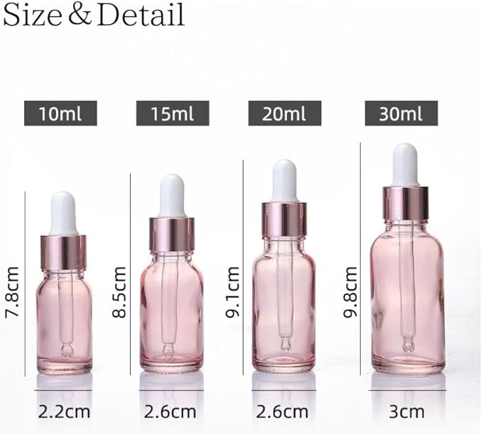Pokapokaya Eyedropper Bottle, Light Filtering Bottle, Essential Oil, Aroma Oil, Aroma Bottle, 3.3 fl oz (10 ml) - BeesActive Australia