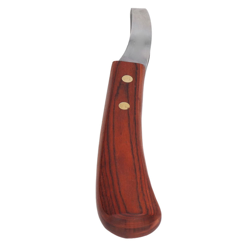 Professional Farrier Tool Super Sharp Hoof Knife Stainless Steel Hoof Trimmer Shears with Rubber Wood Handle for Cattle Horse Hoof - BeesActive Australia