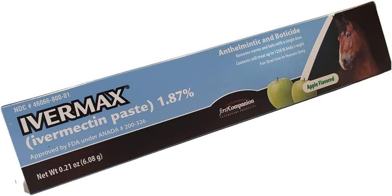 Ivermax (Ivermectin) Equine Paste 6.08 Gram 1 Pack, Blue - BeesActive Australia