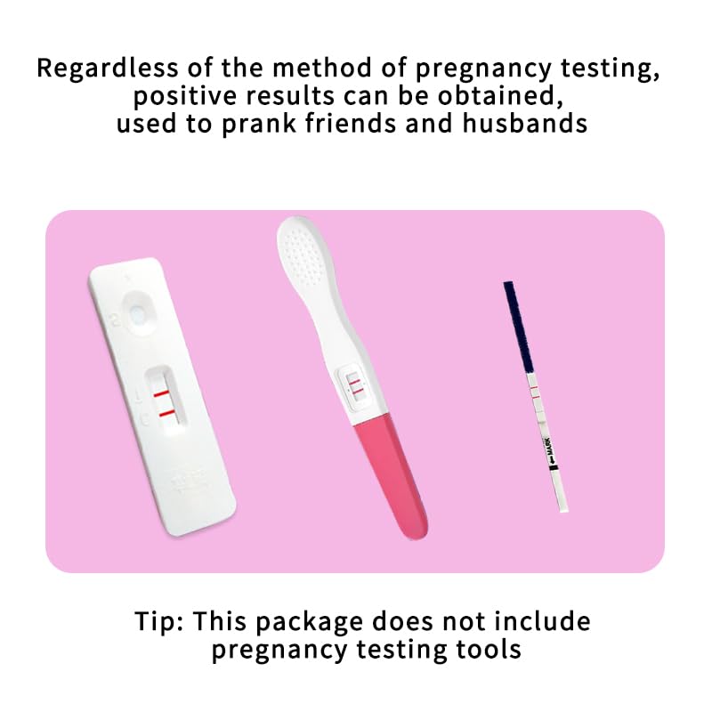 3 Pcs Fake Prank Joke Pregnancy Test Always Positive Any Regnancy Test to Be Positive Funny Fake Prank Pregnancy Test Trick Joke Toys cluding 3 Small Urine Cups - BeesActive Australia