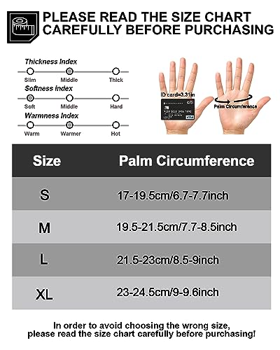 RIGWARL Winter Gloves for Men Women, Waterproof, Touchscreen, Cold Weather White Skeleton Classic X-Large