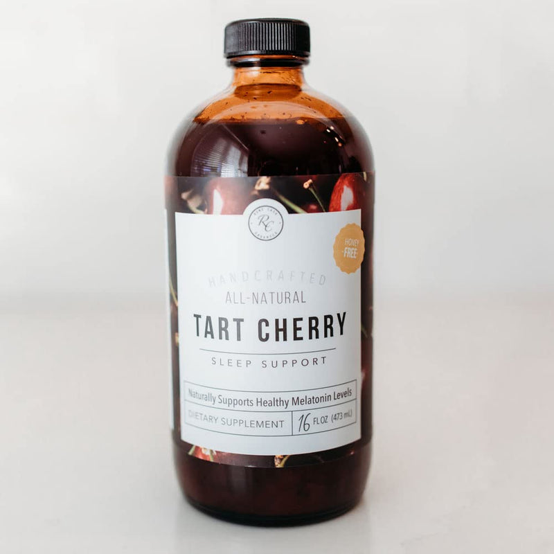 Rowe Casa Organics Tart Cherry Organic Sleep Support with Valerian Root, Supports Sleep Cycle Regulation and Muscle Recovery (16 Fl Ounces) - BeesActive Australia