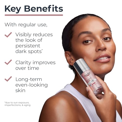 Eucerin Radiant Tone Dual Serum Dark Spot Corrector, Dark Spot Serum with Thiamidol and Hyaluronic Acid, 1 Fl Oz Bottle 1 Fl Oz (Pack of 1)