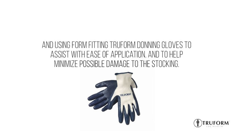 Truform 30-40 mmHg Compression Stockings for Men and Women, Thigh High Length, Dot-Top, Closed Toe, Black, Medium Medium (1 Pair)