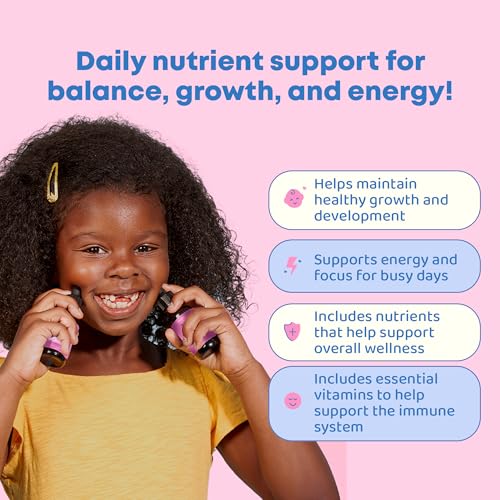 JoySpring ZincBerry - Kids Zinc & Vitamin Supplement (2 fl oz) Immune Support Drops with Elderberry Flavor for Kids 3-16+ Years (Pack of 2) 2 Fl Oz (Pack of 2)