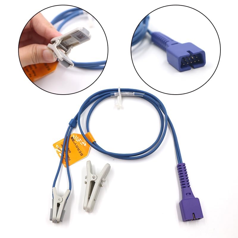 SPO2 Sensor Clip for Veterinary Handheld Pulse Oximeter,SPO2 Sensor Replacement Accessories for BM1000A-I,Pet Cat Dog Health Monitor