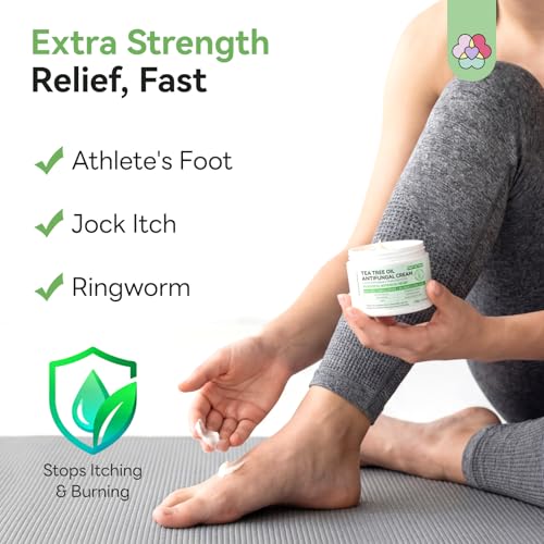 SAVILAND Antifungal Cream Athlete's Foot Jock Itch Ringworm Treatment 4.2oz