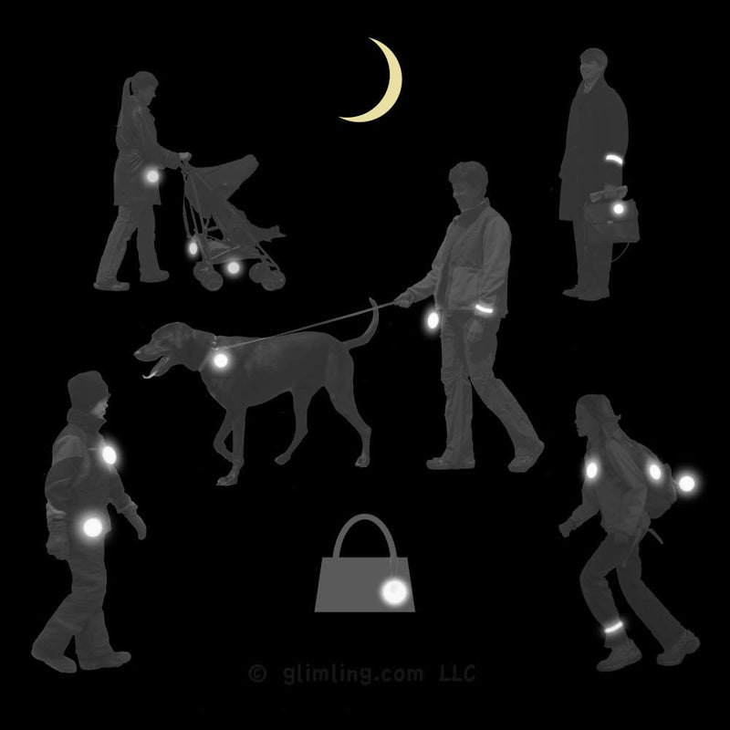 funflector Safety Reflectors - Globetrotter Collection - Ultra Bright and Stylish Reflective Gear for Clothing, Backpacks, Bags - Made in USA Viking-3-pack