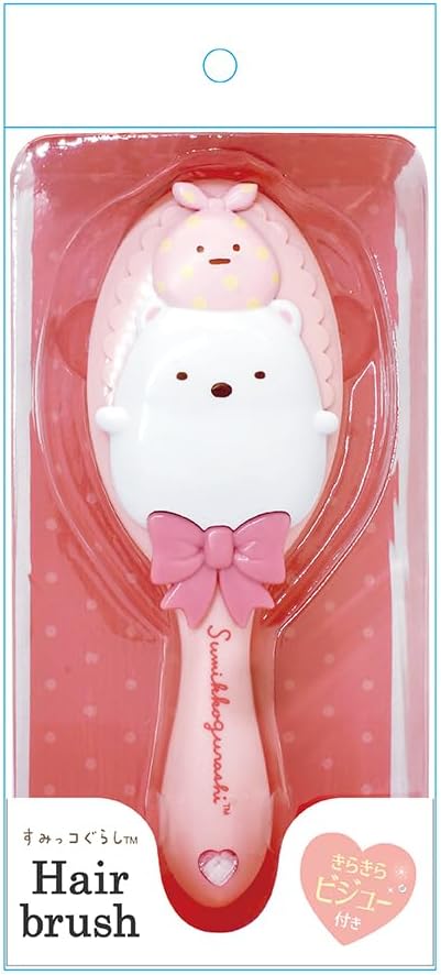 Morimoto Sumikko Gurashi Die-Cut Hair Brush, White Bear - BeesActive Australia