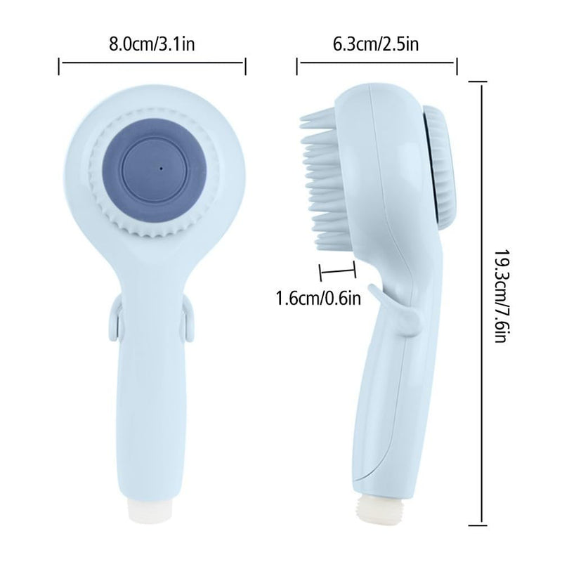 Pet Bath Brush Spray Set, Pet Shower Sprayer, Dog Bath Brush with Soft Brush and Adapters for Indoor and Outdoor Bathing, Grooming, Massaging and Washing - BeesActive Australia