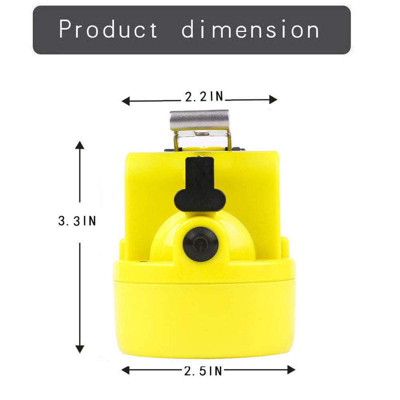 Safety Mining Headlamp KL3.0LM Underground Headlamp Waterproof LED Mining Cap Lamp Explosion Rroof Mining Light Rechargeable Coon Hunting Lights for Hard Hat Model B-White Light