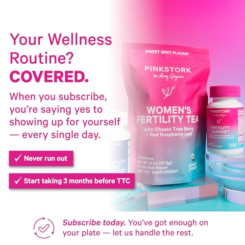 Pink Stork Fertility Supplement for Women + Probiotics for Conception