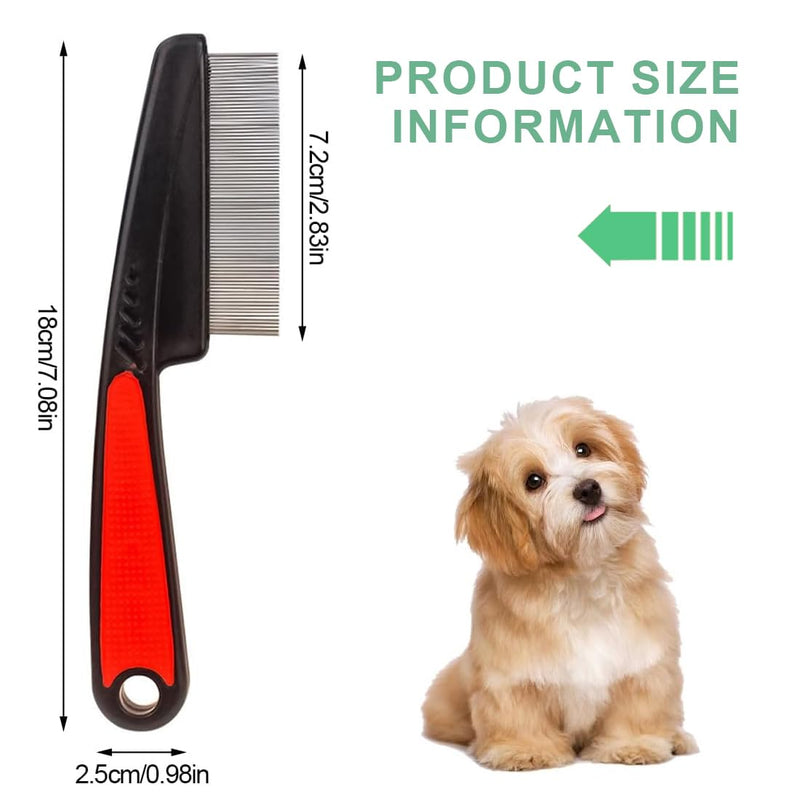 KGDUYC 2pcs Flea Comb for Dogs Cat Flea Comb to remove fleas, insects and dirt from your pets, flea comb for cats and dogs - BeesActive Australia
