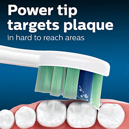 Philips Sonicare Genuine W DiamondClean Toothbrush Heads, 3 Brush Heads, Black, HX6063/95 & Genuine C2 Optimal Plaque Control Toothbrush Heads, 3 Brush Heads, White, HX9023/65