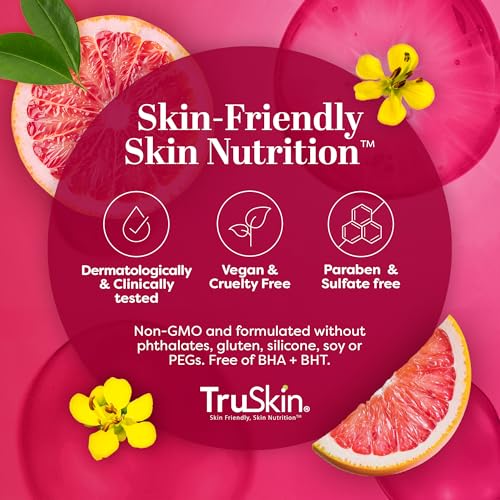 TruSkin Vitamin C Super Serum for Face, 5 Skin Benefits, 2 fl oz 2 Fl Oz (Pack of 1)
