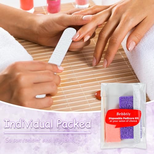 4 in 1 Disposable Pedicure Manicure Kit Sets (Pack of 20, Count, 20.0) pack of 20
