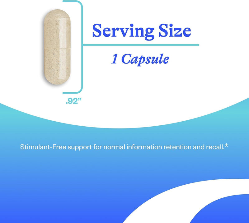 Seeking Health Optimal Focus, Stimulant-Free and Caffeine-Free Nootropic Support for Memory and Focus, with Choline, DHA from Algae, American Ginseng, Vegan and Vegetarian (60 Capsules)