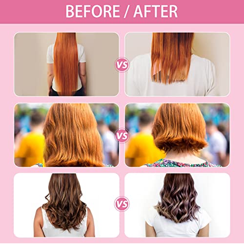 Hair Cutting Kit for DIY Hair Cutting at Home, Hair Scissors, Split Ends Trimmer, Bangs Clips, Professional Hair Cutting Tools for Women, Kids