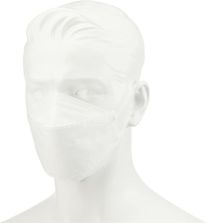 Presto! Diamond-Shaped Mask, Regular Size, White, 100 Pieces, Individual Packaging, Mask Industry Association Member, JIS Standards Compliant, 3D Mask, Solid Color - BeesActive Australia