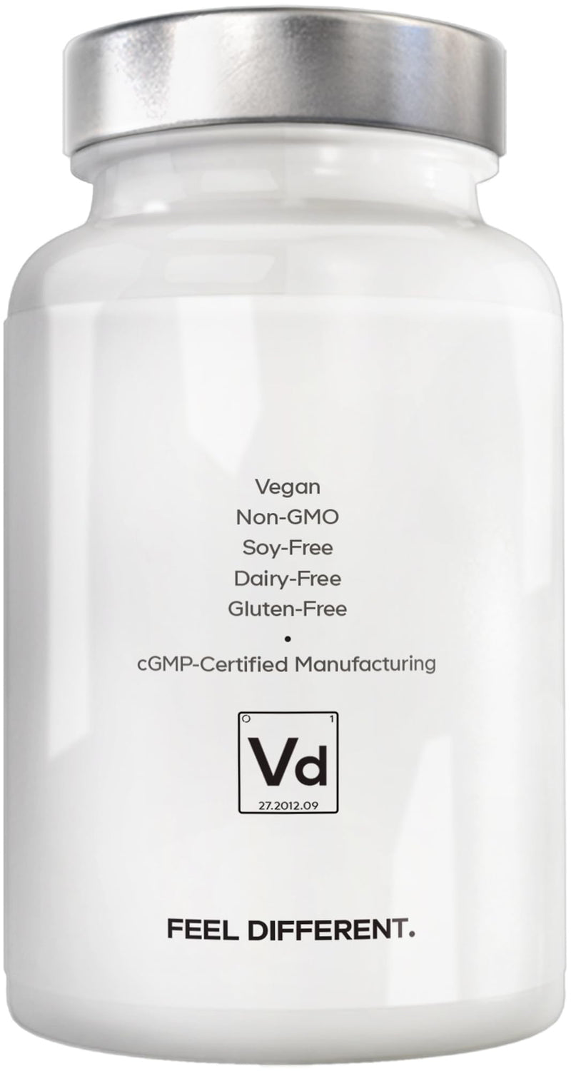Amen Vitamin D3 5000 IU, K2, Zinc, Organic Whole Food, 60 Capsules | Vitamin D3 5000 IU with K2 (MK-7), zinc and an organic fruit blend. Two-month supply. Vegan, non-GMO.