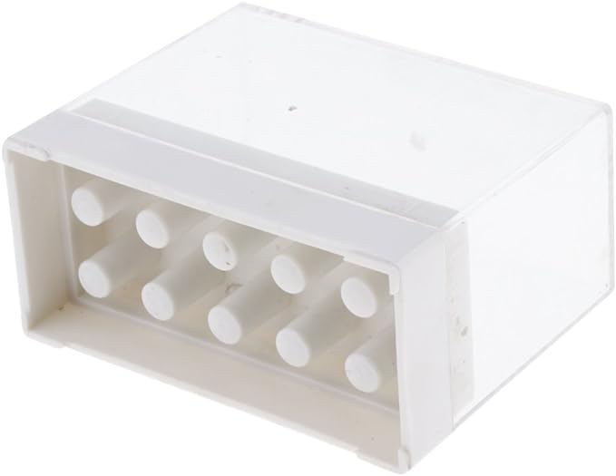 Milageto Nail Drill Bit Holder Drill Bit Stand for Nail Machine Display Organizer Available in 2 Colors - White - BeesActive Australia